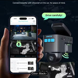 * Dash Cam* ki gen koneksyon *LTE*, sa vle di li ka itilize rezo mobil (tankou 4G) pou li voye videyo sou entènèt oswa sou telefòn ou.