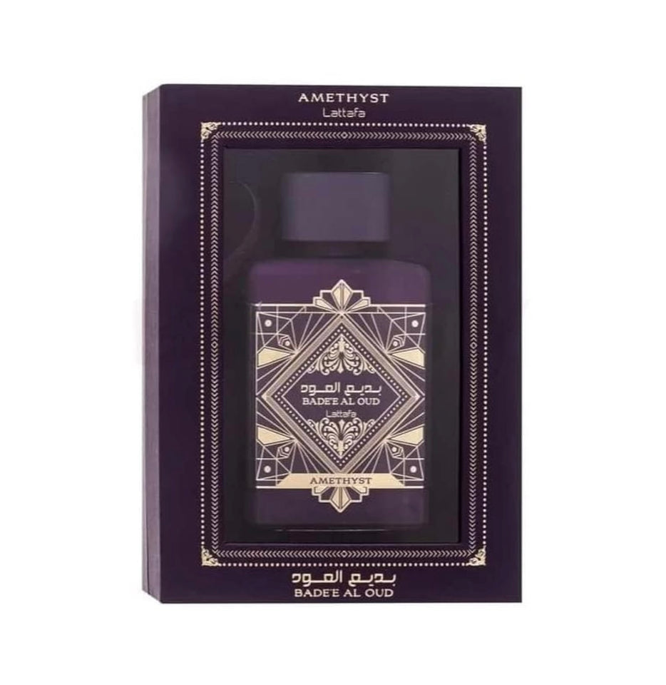 *Parfum sa a rele:* Bade'e Al Oud Amethyst – pa *Lattafa*