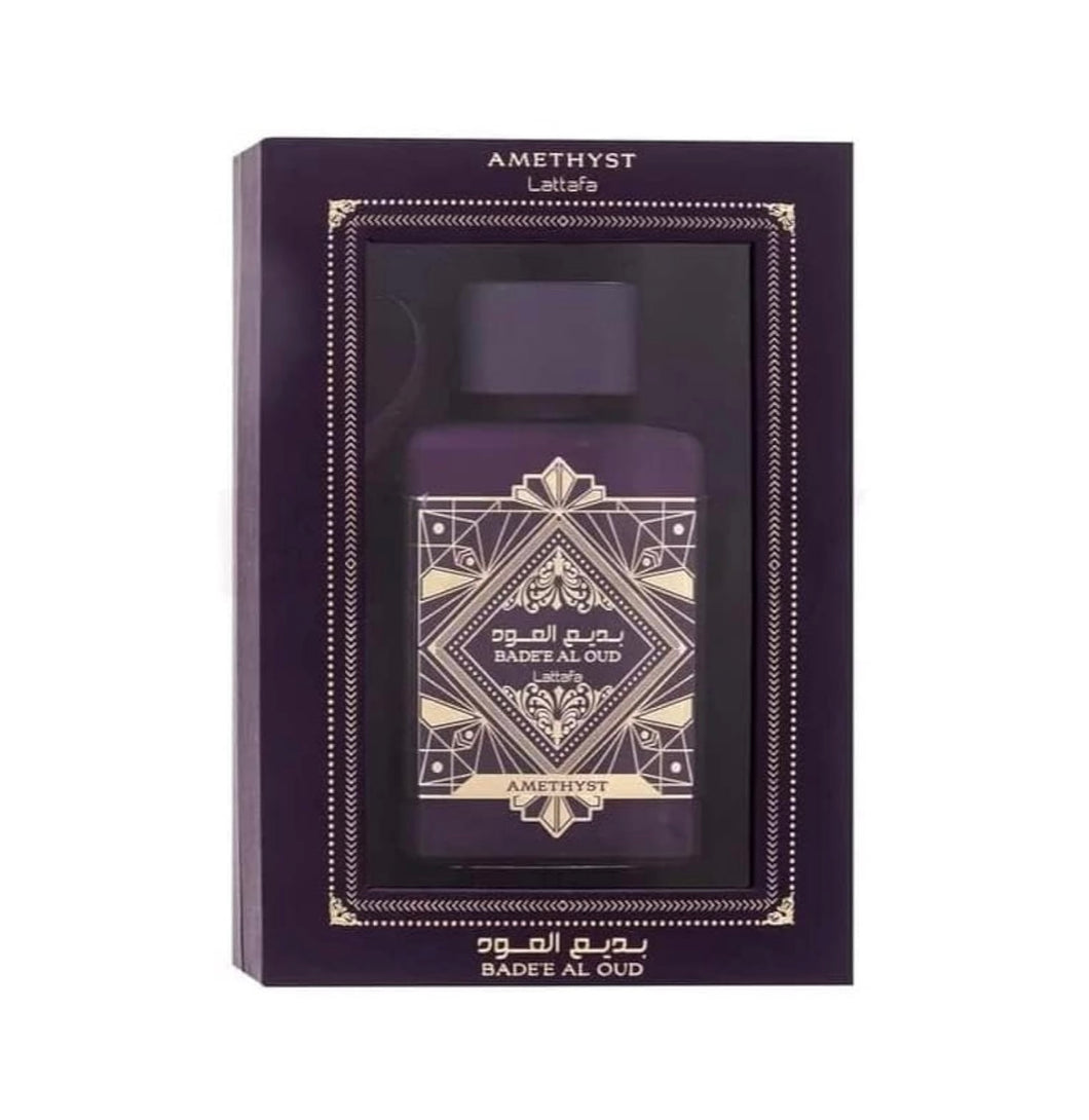 *Parfum sa a rele:* Bade'e Al Oud Amethyst – pa *Lattafa*